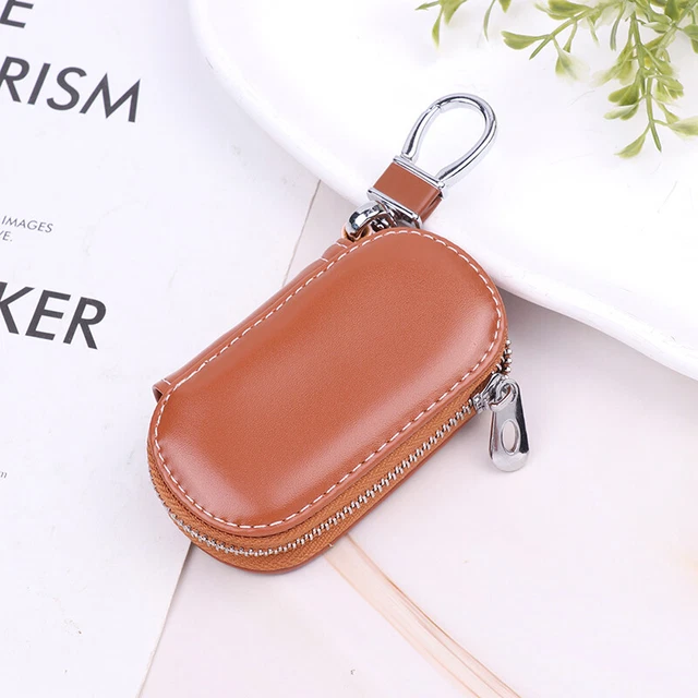 1Pc Key Case Protective Leather Car Key Cases For Faraday Cage Car Accessories