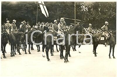 1935 MILANO Il duca di BERGAMO e i comandanti della divisione LEGNANO *Foto