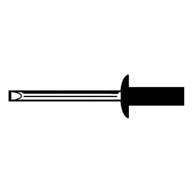 GRAINGER APPROVED U33610.012.0043 Blind Rivet,1/8Inx0.422In,Dome,PK500