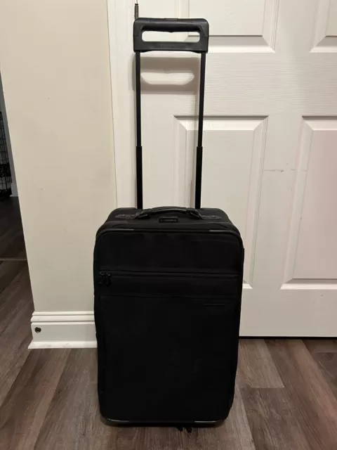 Briggs & Riley U22S Ballistic Black 2 Wheel Rolling Upright Carry-On 22"