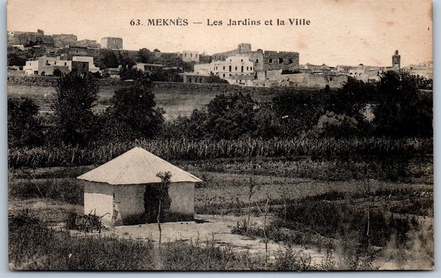 MAROC MEKNES Carte postale ancienne [REF 50882]