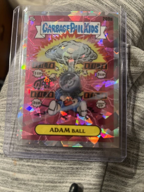 2022 Topps Chrome Garbage Pail Kids Series 5 #209a Adam Ball Atomic Refractor