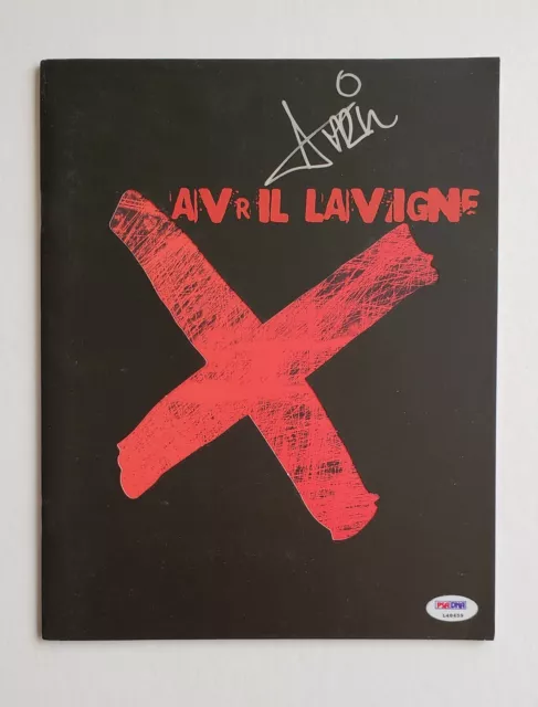 Avril Lavigne Signed Bonez Tour Book Program VIP Under My Skin PSA DNA Rare