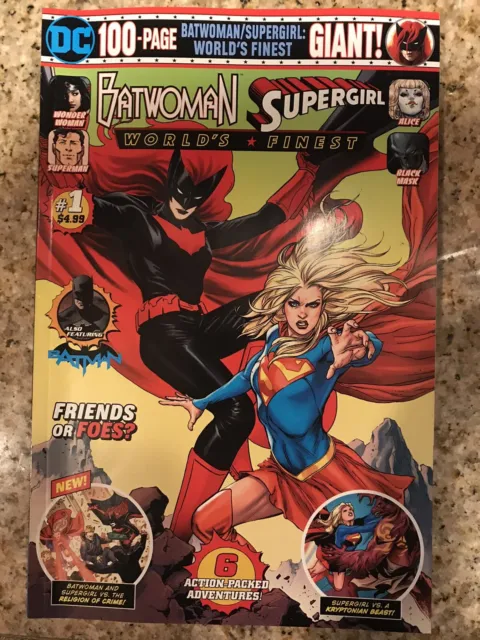 Walmart 2019 DC Comics 100 Page Giant Comic Batwoman Supergirl Worlds Finest 1
