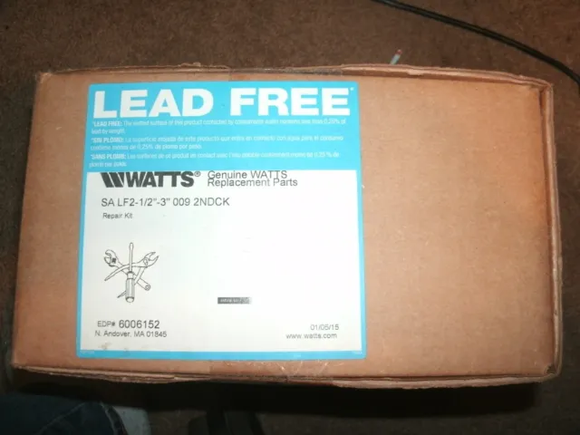 WATTS 009 2 1/2 - 3 1st Check Kit Repair Kit,Watts Series 009 FREE SHIP