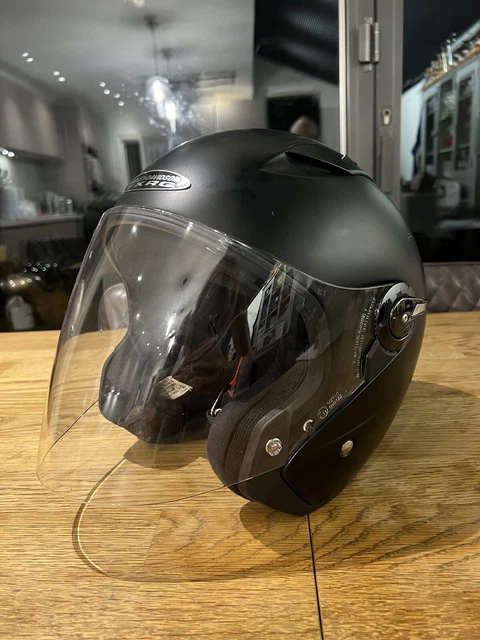 Harley Davidson FXRG FIBER JET 3/4 Helmet Size S Black