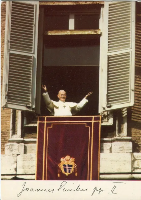~~~ ORGINAL~~~ POSTKARTE ~~~  Papst Johannes Paul II