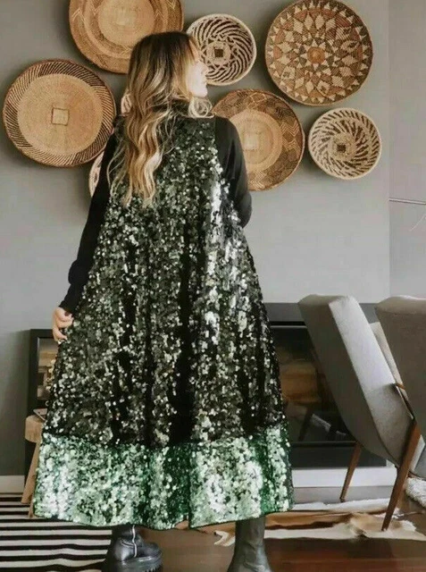 Robe Maxi Noire à Paillettes Zara - Taille S, Neuve Avec étiquette, Soirée