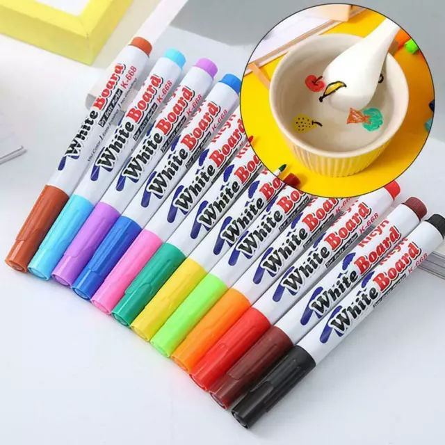 8/12 pcs Magical Water Painting Pen Magic Doodle Drawing For Kids New Gifts L2Y8