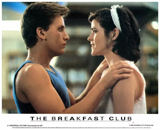 The Breakfast Club Original Lobby Card 1985 Emilio Estevez Ally Sheedy 1985