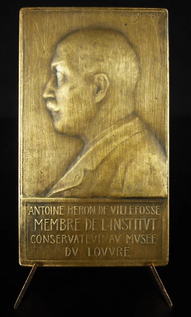 MÉDAILLE ANTOINE HÉRON de Villefosse 1911 Yencess archéologue