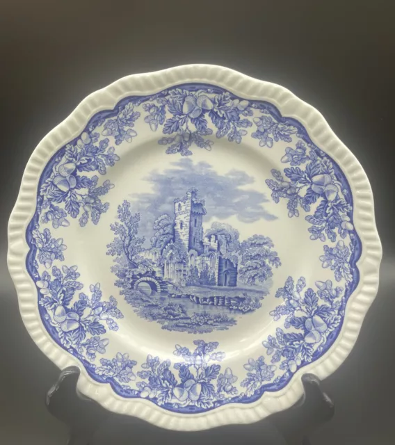 VTG The SPODE Blue Room Collection Regency Series RUINS Dinner Plate 10.75” NEW