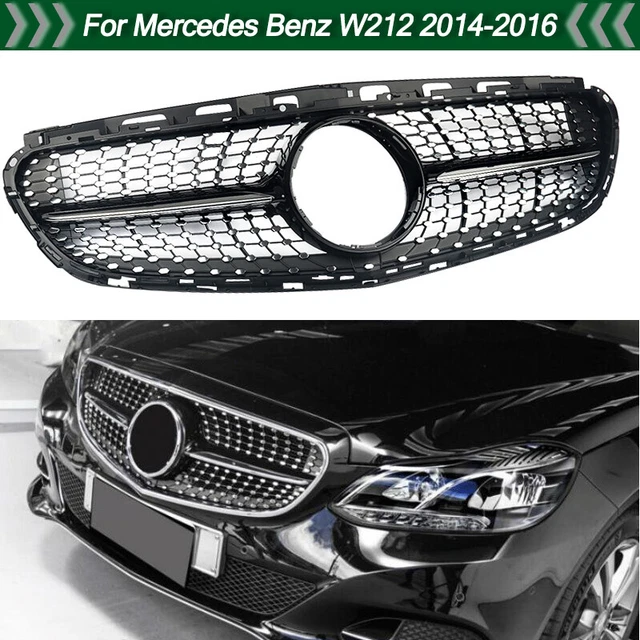 DIAMOND STYLE FRONT Bumper Grille For Mercedes Benz W212 E300 E350 2014