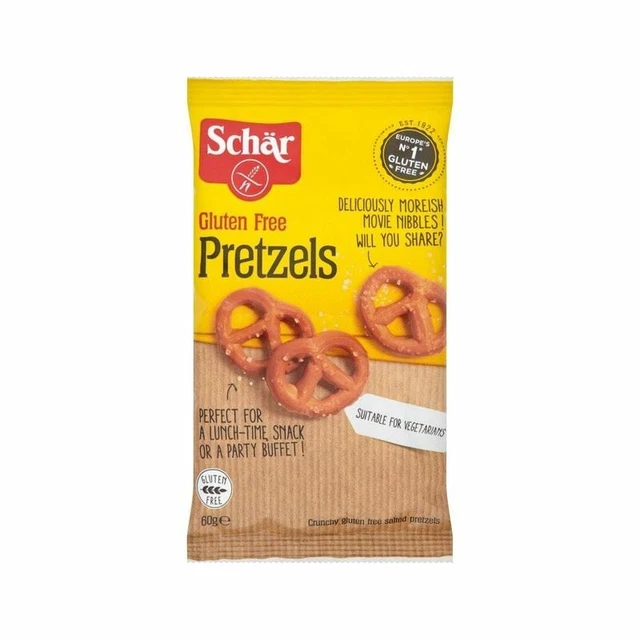 Schar Gluten Bretzels Gratuits 60G - (Paquet de 2)