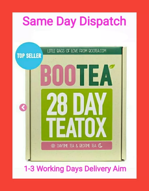 BOOTEA Teatox 28 Day Tea Bags 14 Bedtime Weight Loss Tea GENUINE