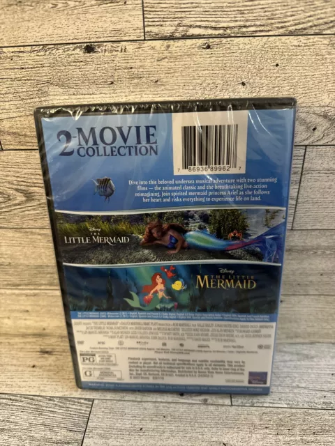 Walt Disney Video The Little Mermaid 2-Movie Collection (DVD)2023, 1989 Versions 3