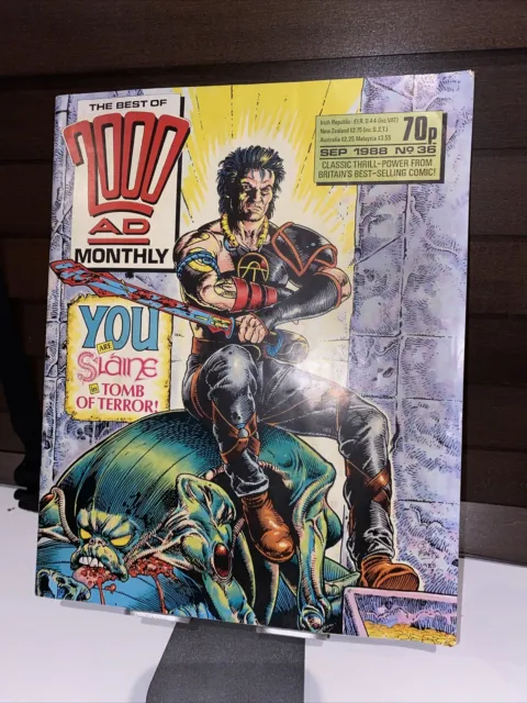 The Best of 2000AD Monthly No36 September 1988 - Featuring Slaine #36
