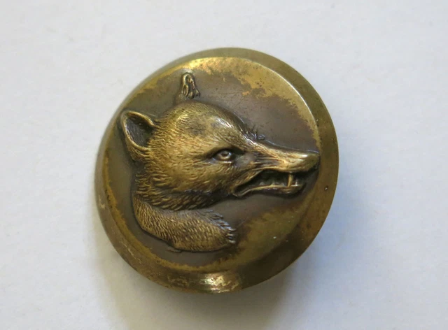 ANCIEN BOUTON CHASSE EN BOIS X5 / - OLD BUTTON 15mm EUR 2,00 - FR