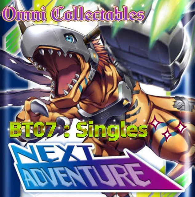 DIGIMON CARD GAME TCG English Single Card BT7 Next Adventure