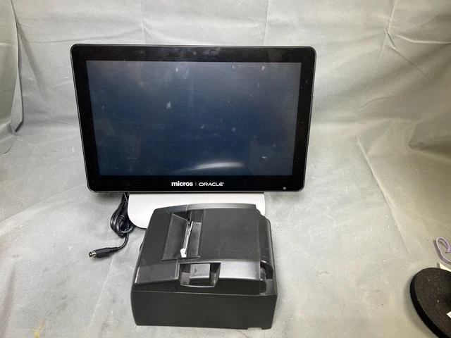 Micros Oracle Workstation 6, POS Station W TSP6501I Printer  & Customer Display