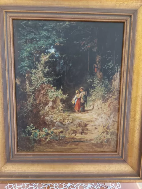 Gemälde, Dietz Replik: " Liebespaar im Walde"