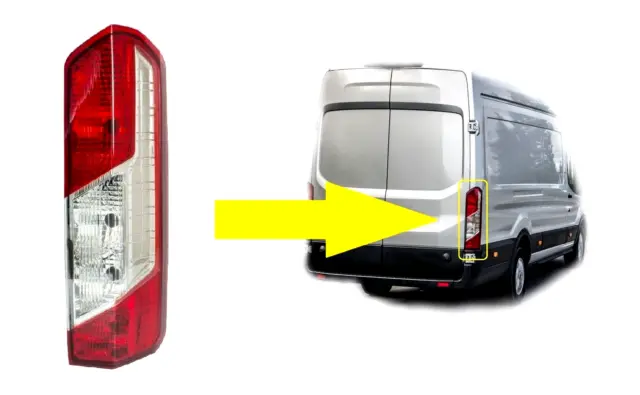 Rechts Lampe Rücklicht Linse für Ford Transit MK8 2014 Auf V363 BK31 13404 Ag