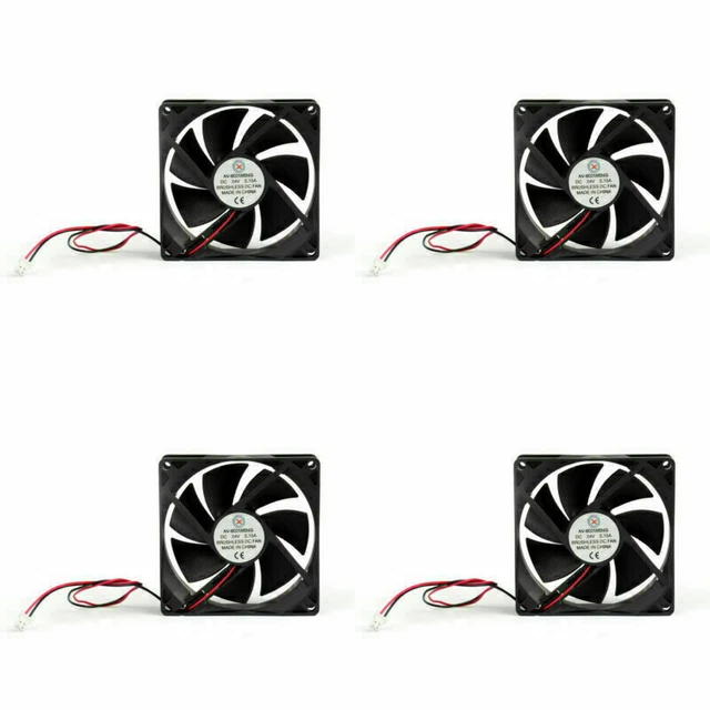 DC Brushless Cooling PC Computer Fan 24V 9025s 90x90x25mm 0.15A 2 Pin Wire S8