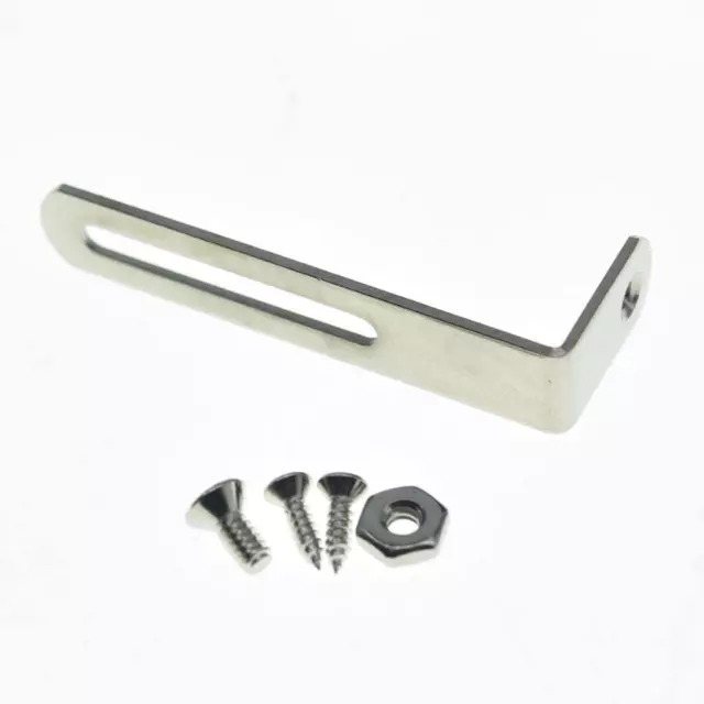 Premium Stainless Steel Guitar Pickguard Bracket with Pickguard Mounting Screws