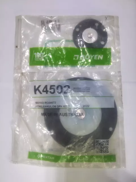 Goyen K4502 Diaphragm Repair Kit M2162 - Rca45T2 Nitrile/Akulon - Pulse Valve