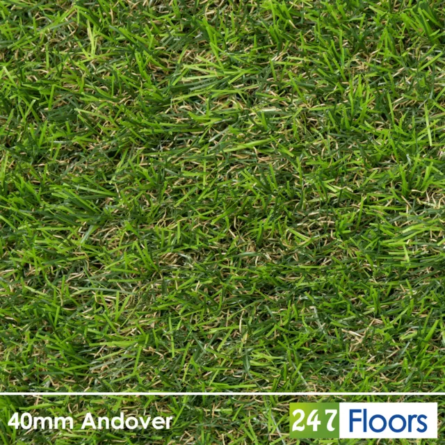 Artificial Grass 40mm Realistic Luxury C Shaped Yarn Astro Turf Fake Grass Cheap 2