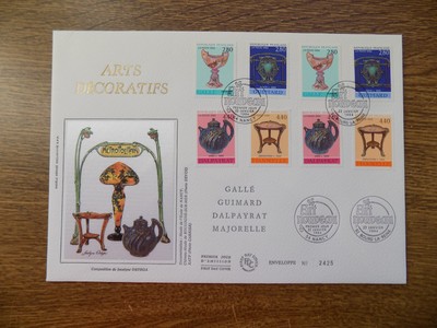 1994 Enveloppe 1Er Jour Gf Arts  Decoratifs  Art Nouveau