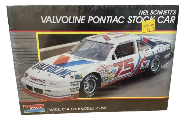 Monogram Neil Bonnett #75 Valvoline Pontiac Stock Car 1/24 Model Kit