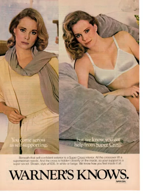 VINTAGE ADVERTISING PRINT Fashion Ad Underwear Warner's SPEEDO Sports Bra  1996 $9.95 - PicClick