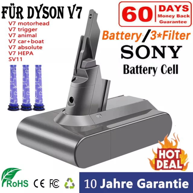 21.6V 6000mAh Akku für Dyson V7 SV11 Motorhead Animal Motorhead Pro Absolute