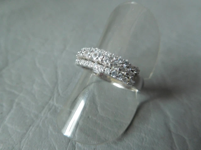 Bague En Argent Massif 925 Avec Opales Noires Naturelles - Taille 60, Modèle B1475