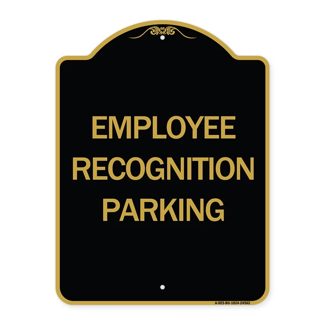 Designer Series - Employee Recognition Parking Heavy Gauge Aluminum