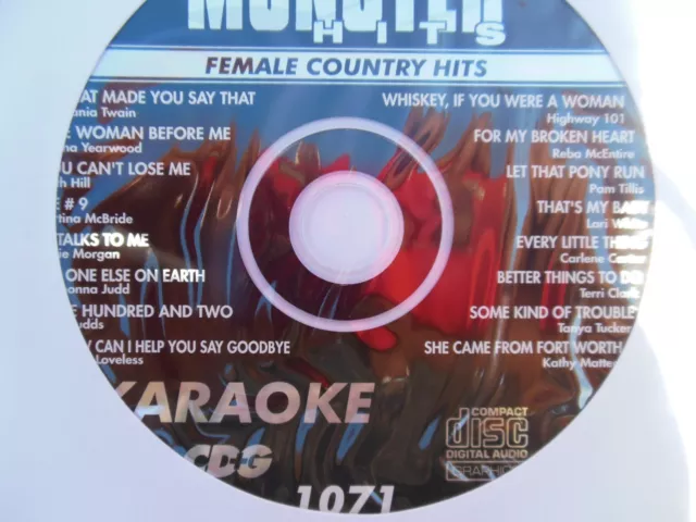Monster Hits Karaoke CD+G vol-1071/ Martina Mcbride,Patty Loveless,Tania Tucker