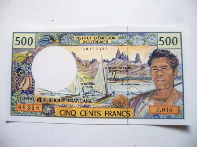 French Pacific Territories 500 Francs UNC banknote, 38399356