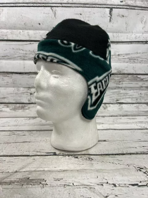 Philadelphia Eagles NFL All Over Print Football Fleece Over Ear Beanie Hat Cap