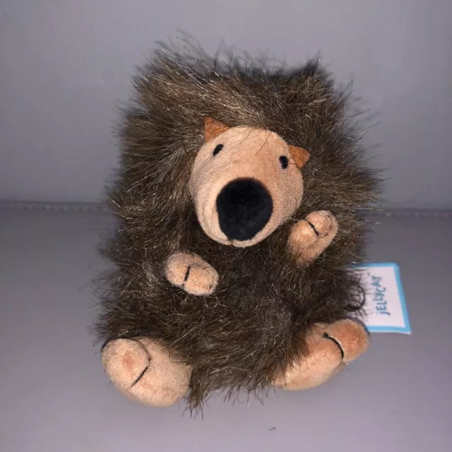 JELLYCAT 2000 I am Baby Puffball Hedgehog Rare Small Fluffy Soft Toy Tag J160 89.95 PicClick UK