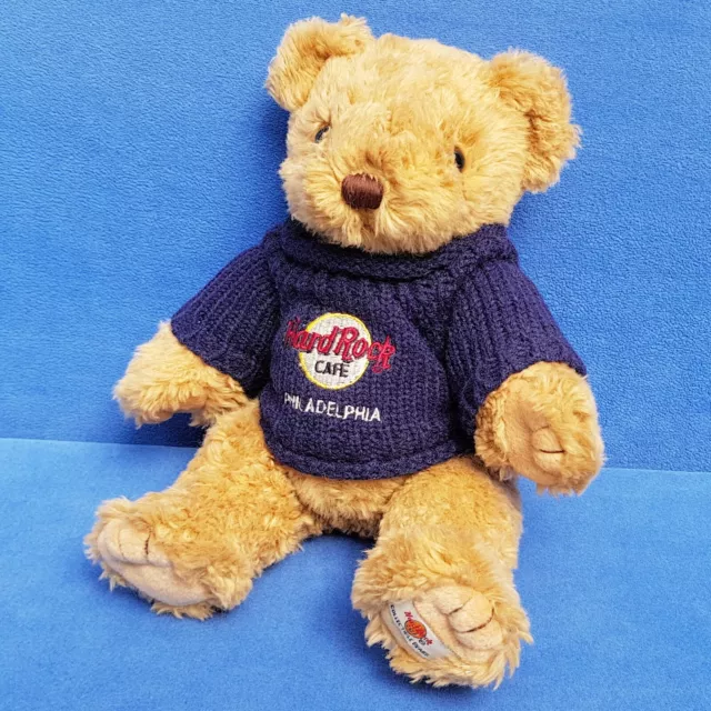 Hard Rock Cafe Philadelphia Teddy Bär Stofftier Kuscheltier 30 Cm U.s.a. Bear