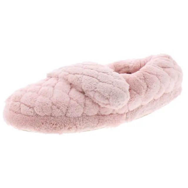 Acorn Womens Spa Wrap Pink Quilted Slip-On Slippers S/5-6 B (M) US BHFO 4942