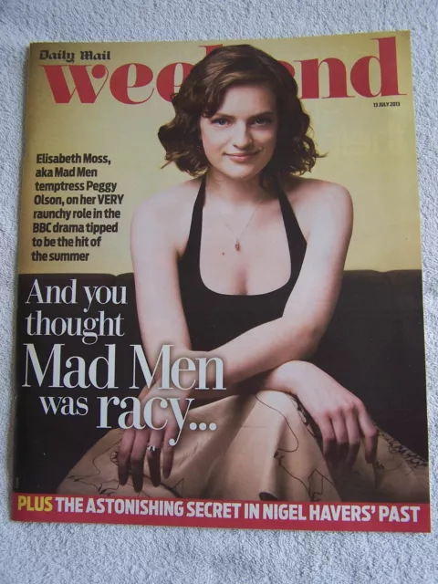 Elisabeth Moss – Daily Mail Weekend Magazine – 13 July 2013