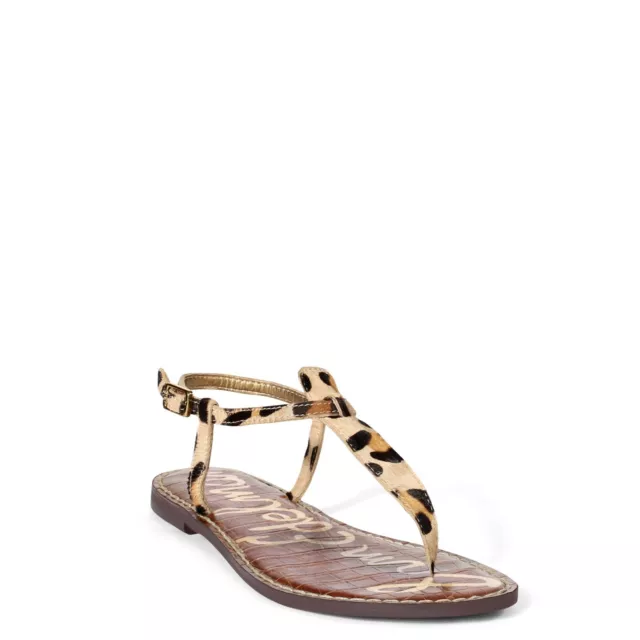 Sam Edelman Gigi Leopard Nude Leather Ankle Strap Sandal Women's 5-12/ NEW!!!