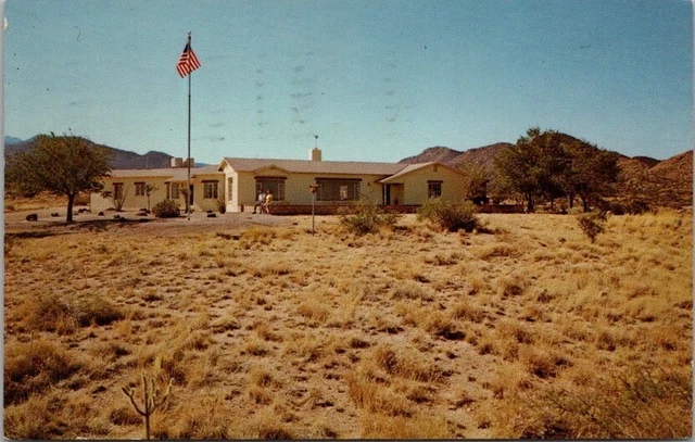 Vintage KINGMAN, Arizona Postcard "GETZ RANCH" Desert Scene / 1967 Cancel