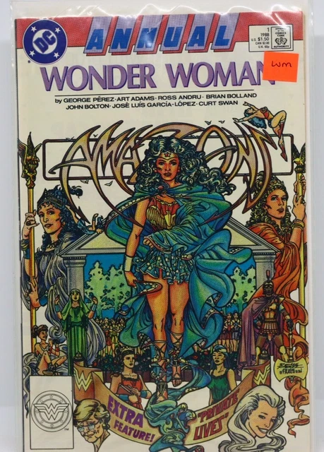 Wonder Woman Annual 1 Vol 2 High Grade 9.2 1988 DC Comic Book D57-27