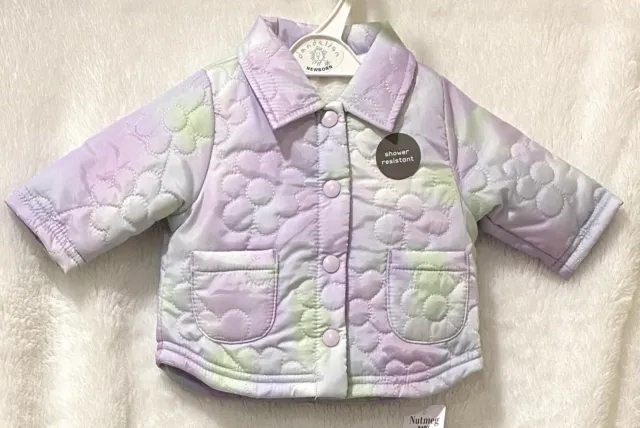 Baby Girls Nutmeg Coat Jacket Newborn BNWT Gorgeous Showerproof Coat