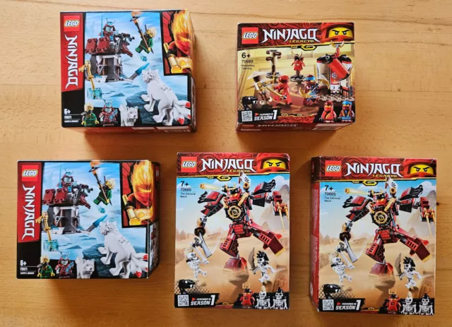 LEGO Ninjago Sammlung 2x 70671 2x 70665 + 70680 neu OVP new sealed Konvolut