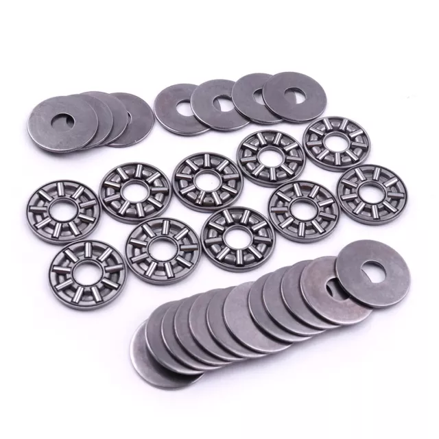 10pcs AXK Series Axial Needle Roller Thrust Bearings with Two Washers 5 sizes