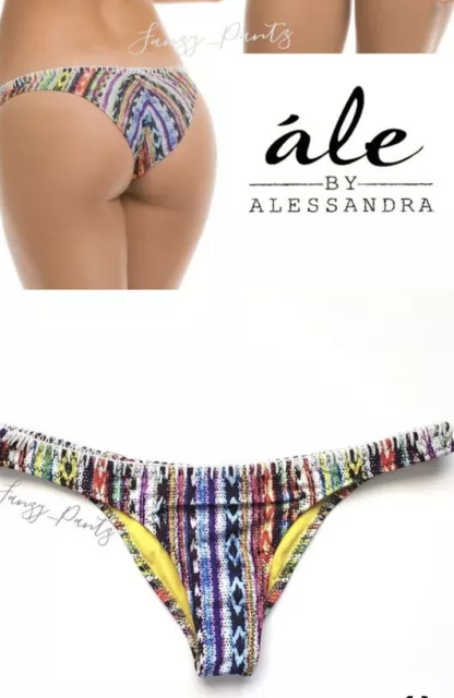ale by Alessandra Women's Beach Blanket Bikini Bottom, Multi Large $$